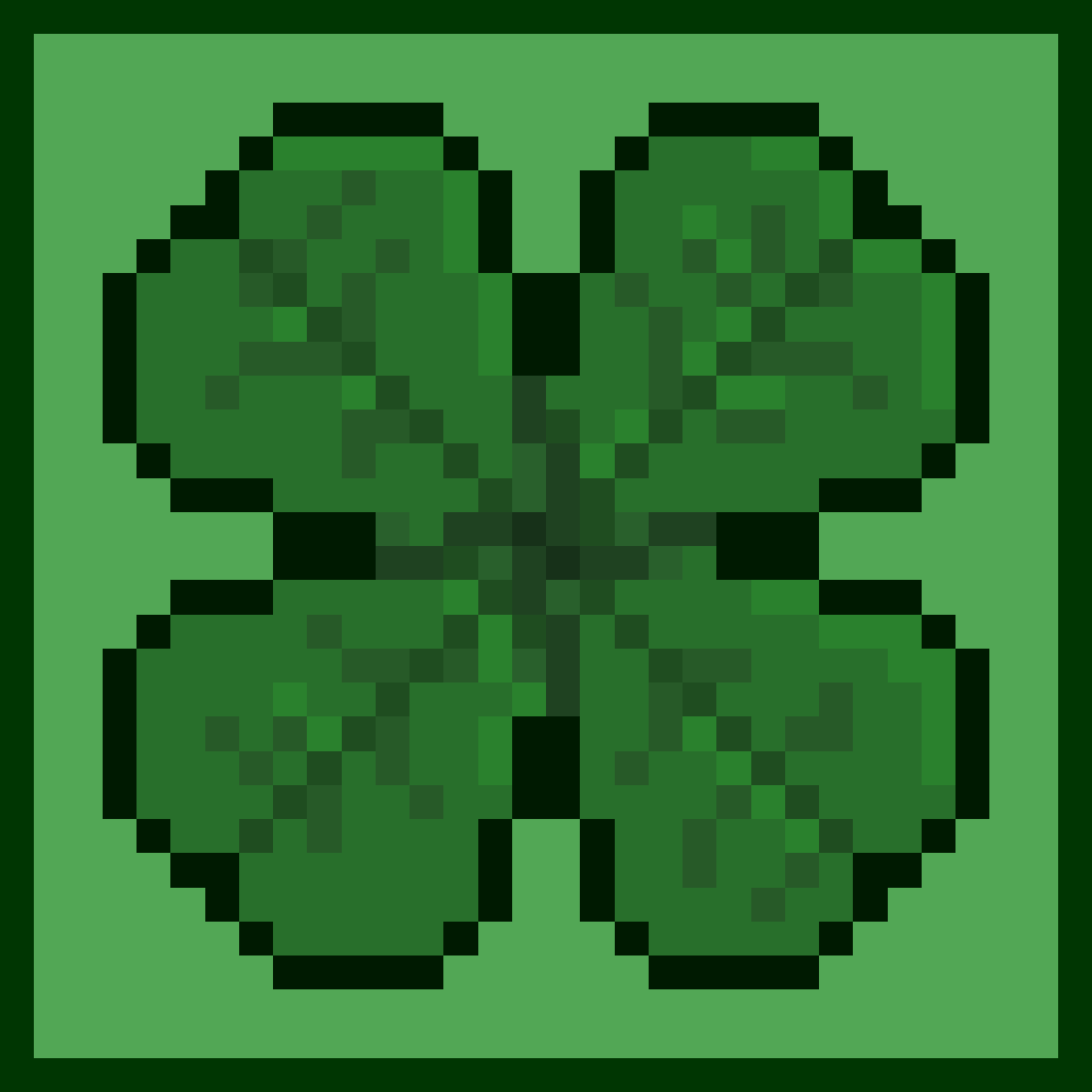 Clover pixel art